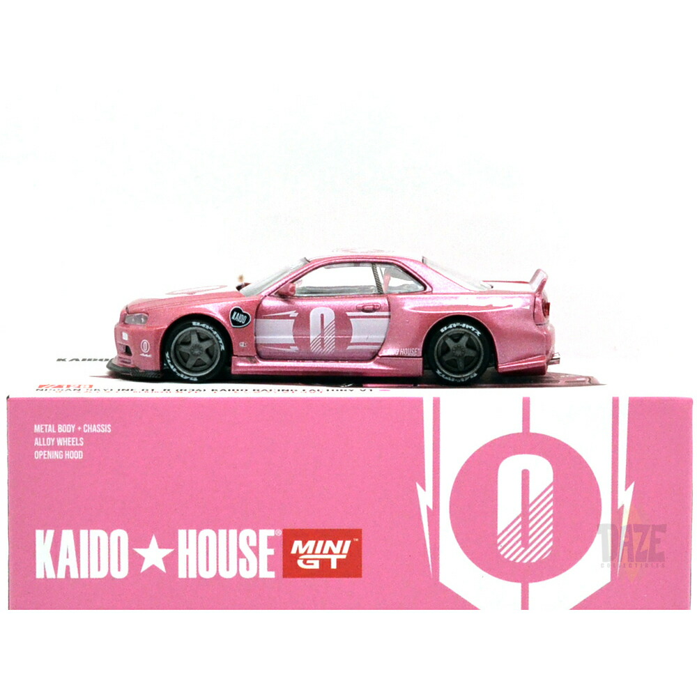 MINI GT 街道ハウス スカイライン R34 ポリス チェイス ③ MINI GT 街道ハウス スカイライン R34 ポリス チェイス ③