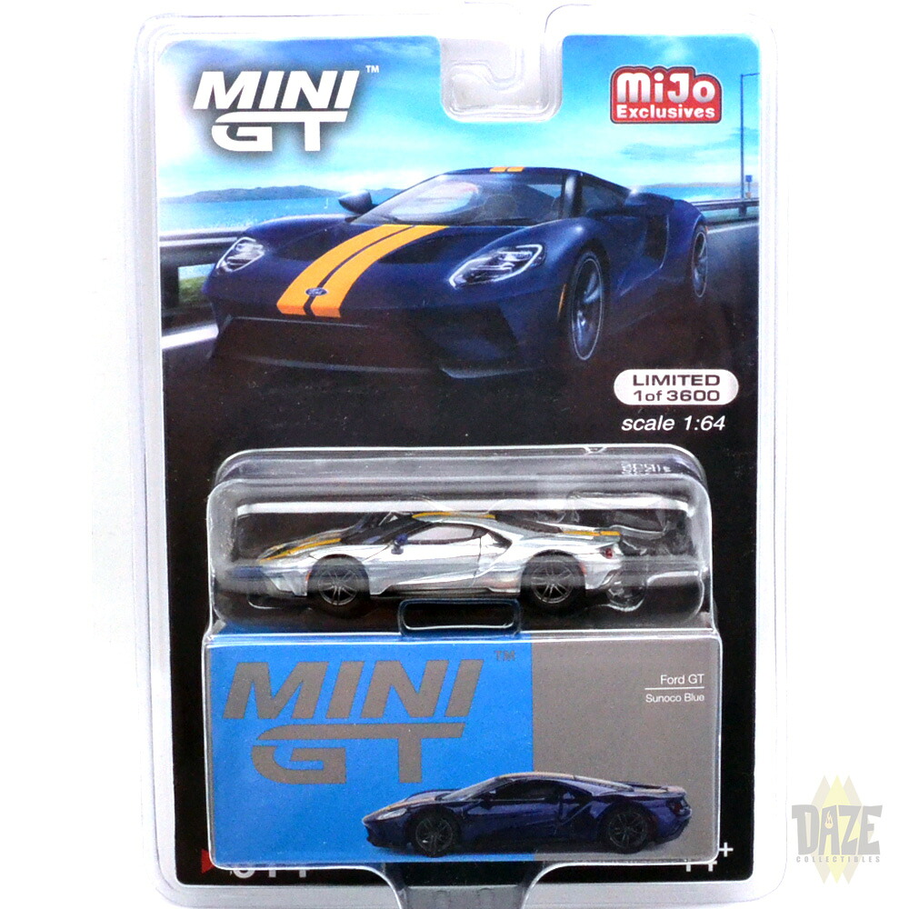 MiJo TOYS - FORD GT (SNOCO BLUE) CHASE CAR 亜米利加 MiJo Toys 制限事項 ジェラルド・r・フォード (スノコブルー) チェイスカー ミニカー・トイカー-乗り物のおもちゃ