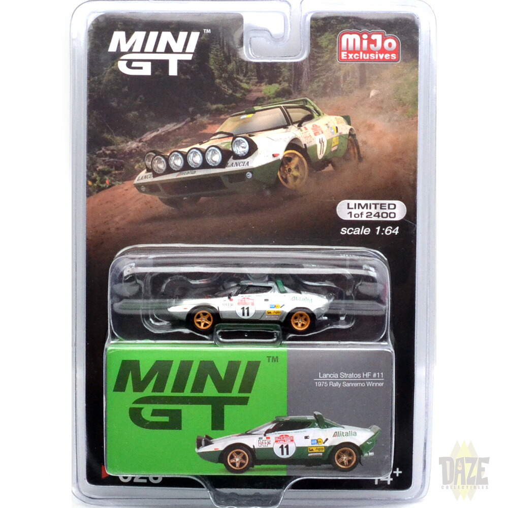 MiJo TOYS - LANCIA STRATOS HF 1975 RALLY SANREMO WINNER #11(CHASE CAR)亜米利加 MiJo Toys 制限事項 ランチア ストラトス HF ラリー・サンレモ 1975 勝ち得る車 #11(チェイスカー) おもちゃ-車