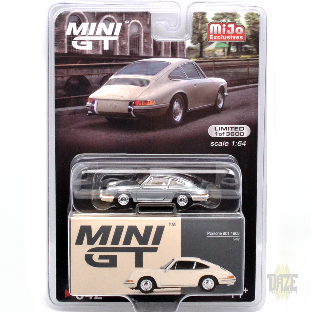 MIJO EXCLUSIVE - PORSCHE 901 1963 (IVORY) CHASE CAR MiJo 制限事項 ポルシェ 901 1963 (象牙色) チェイスカー 車-おもちゃ-乗り物のおもちゃ