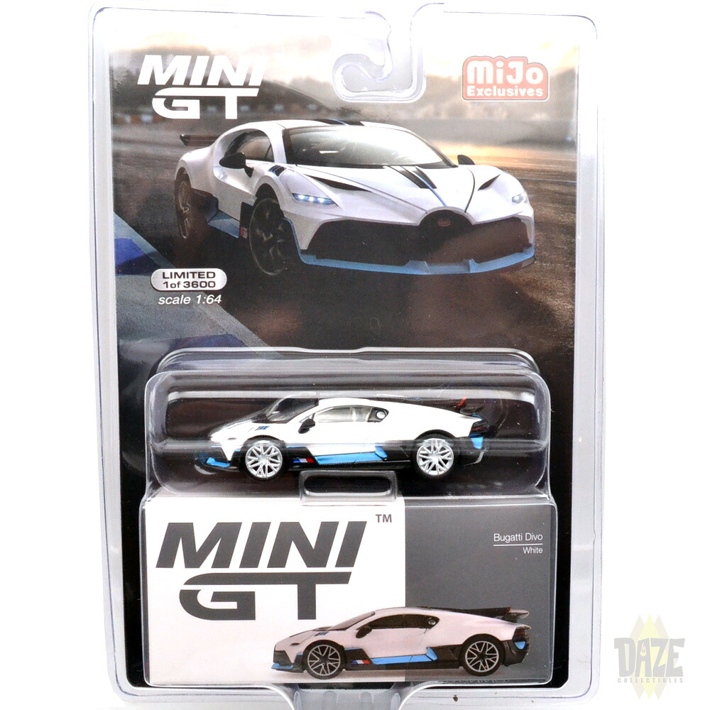 MiJo TOYS - BUGATTI DIVO (WHITE) CHASE CAR　アメリカ　MiJo Toys 限定　ブガッティ ディーヴォ (ホワイト) チェイスカー