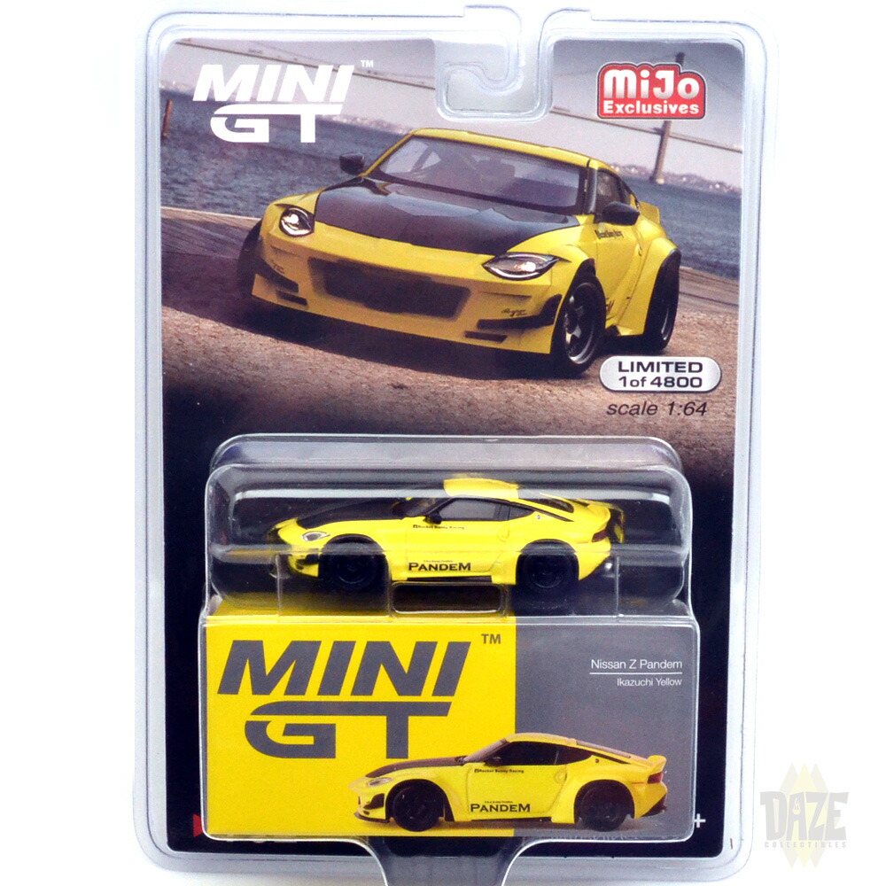 ミニカー minigt 楽天市場】MINI-GT 1/64 Pandem Nissan Z イカズチイエロー (右