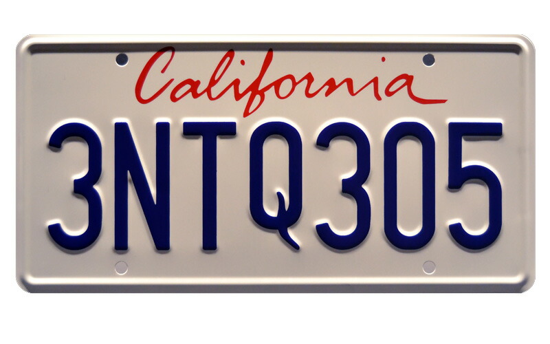楽天市場 Fast And The Furious Brian O Conner Supra Number Plate 3ntq305 ワイルドスピード ブライアン オコナー ナンバープレート 3ntq305 カリフォルニア州 並行輸入品 Deuce Kids Clothing