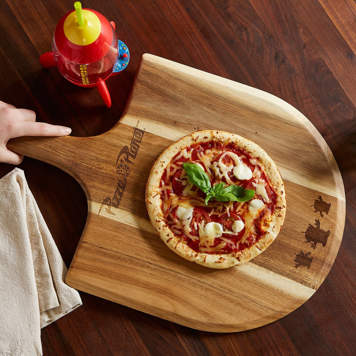 TOY STORY 手あそび謂われ因縁  Pizza Planet PIZZA PEEL ピザプラネット ピッツァ ピール