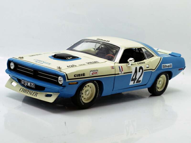 1/18 プリムス　クーダ ハイウェイ61 1971 プリムス HEMI クーダ 60セカンズ ピンク 1