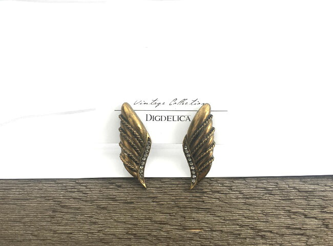 イブサンローラン・イヴサンローラン・ヴィンテージイヤリングv1307【YvesSaintLaurent】【DIGDELICA】ディデリカ　アンティーク　UESD中古品 Vintage｜DIGDELICA
