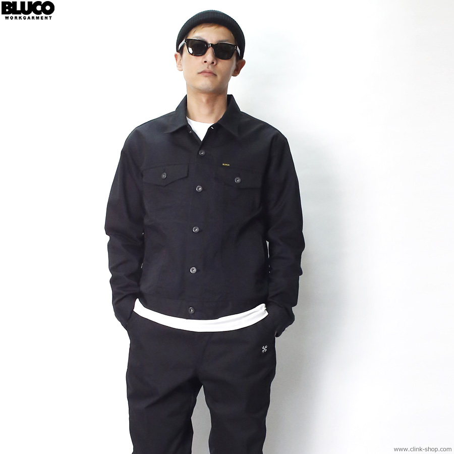 ブルコ BLUCO TRACKER JACKET (BLACK) [1302-3A01] トラッカージャケット 3RDタイプ 春ジャケット アウター  ワーク | ditto