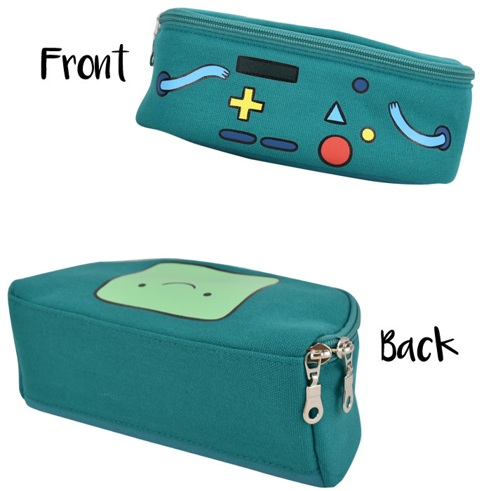 楽天市場 アドベンチャータイム ペンケース 筆箱 文具 化粧ポーチ コスメポーチ ふでばこ ふで箱 キャンバス 帆布 大容量 大きめ ダブルジッパー マチ付き 女子 男子 男女兼用 高校生 中学生 ユニセックス レディース 女性 大人 大学生 可愛い かわいい 人気