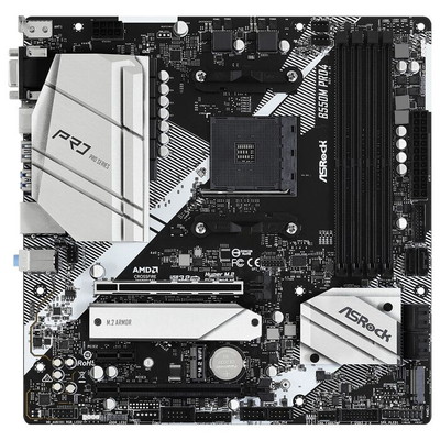 ASRock アスロック / B550M Pro4 / チップセット:B550 / フォームファクタ:Micro ATX / メモリ:DDR4 / [B550MPro4] / 4710483931598 / マザーボード 6,145円
