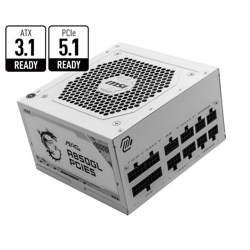 MSI MAG A850GL PCIE5 WHITE (850W)