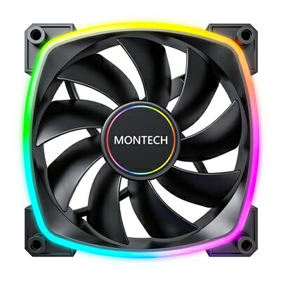 楽天市場】MONTECH HyperFlow ARGB 360 Black : ドスパラ楽天市場店