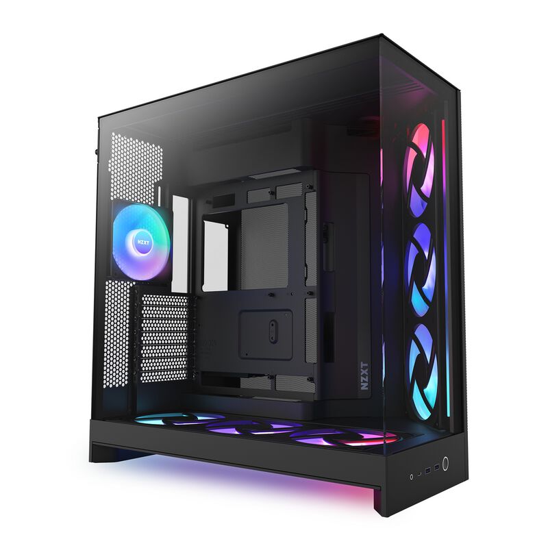 NZXT H9 FLOW RGB+ CM-H92FB-P1 (E-ATX ガラス ブラック)