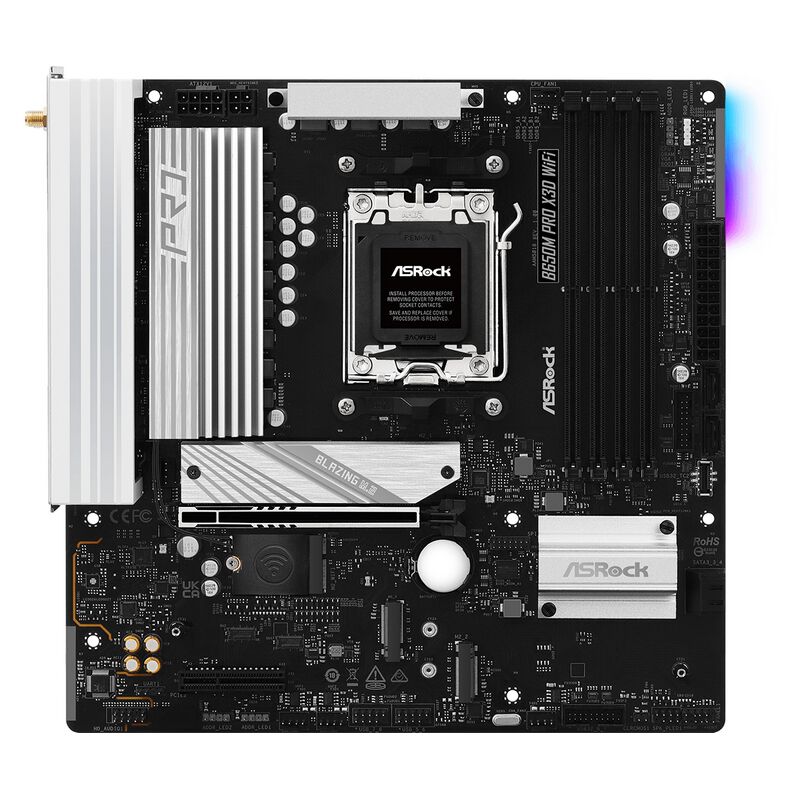 【新品未開梱】ASRock B650M PRO RS WiFi AM5マザー ASRock B650M Pro RS WiFi (B650 AM5 MicroATX) ドスパラ限定