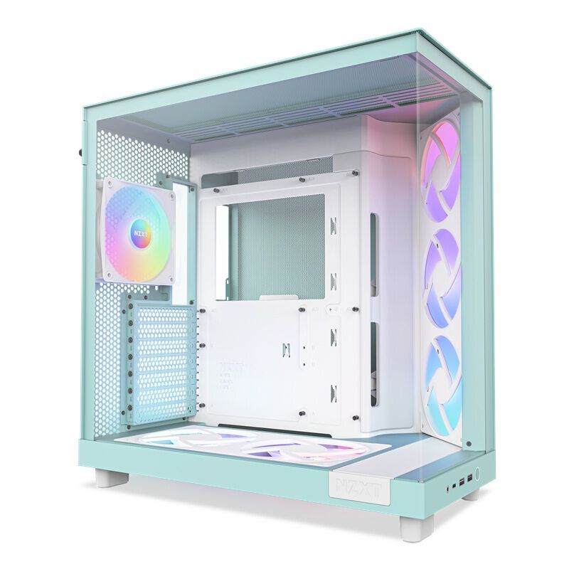 NZXT H6 Flow RGB MINT CC-H61RG-SA (ATX ガラス) ドスパラ限定モデル