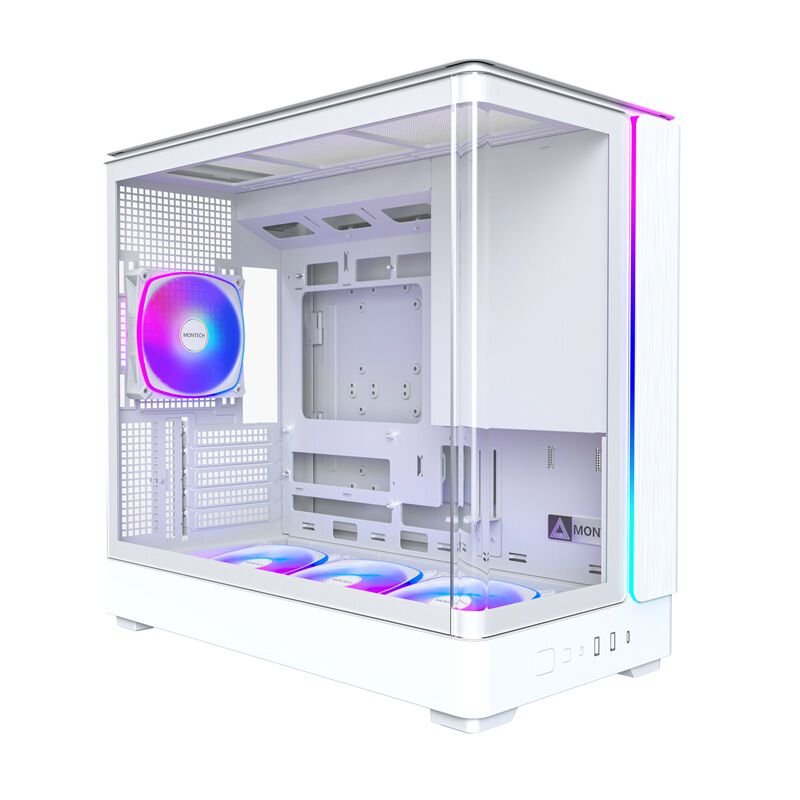 MONTECH KING 15 PRO White (MicroATX 硝子 白いこと)