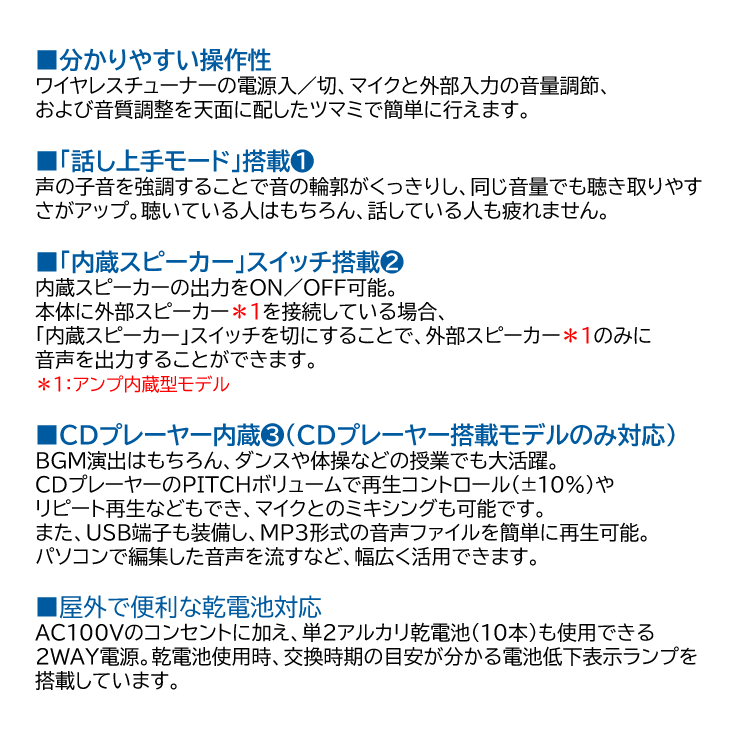 PE-W51SB-MポータブルワイヤレスアンプJVCKENWOODビクター/ケンウッド