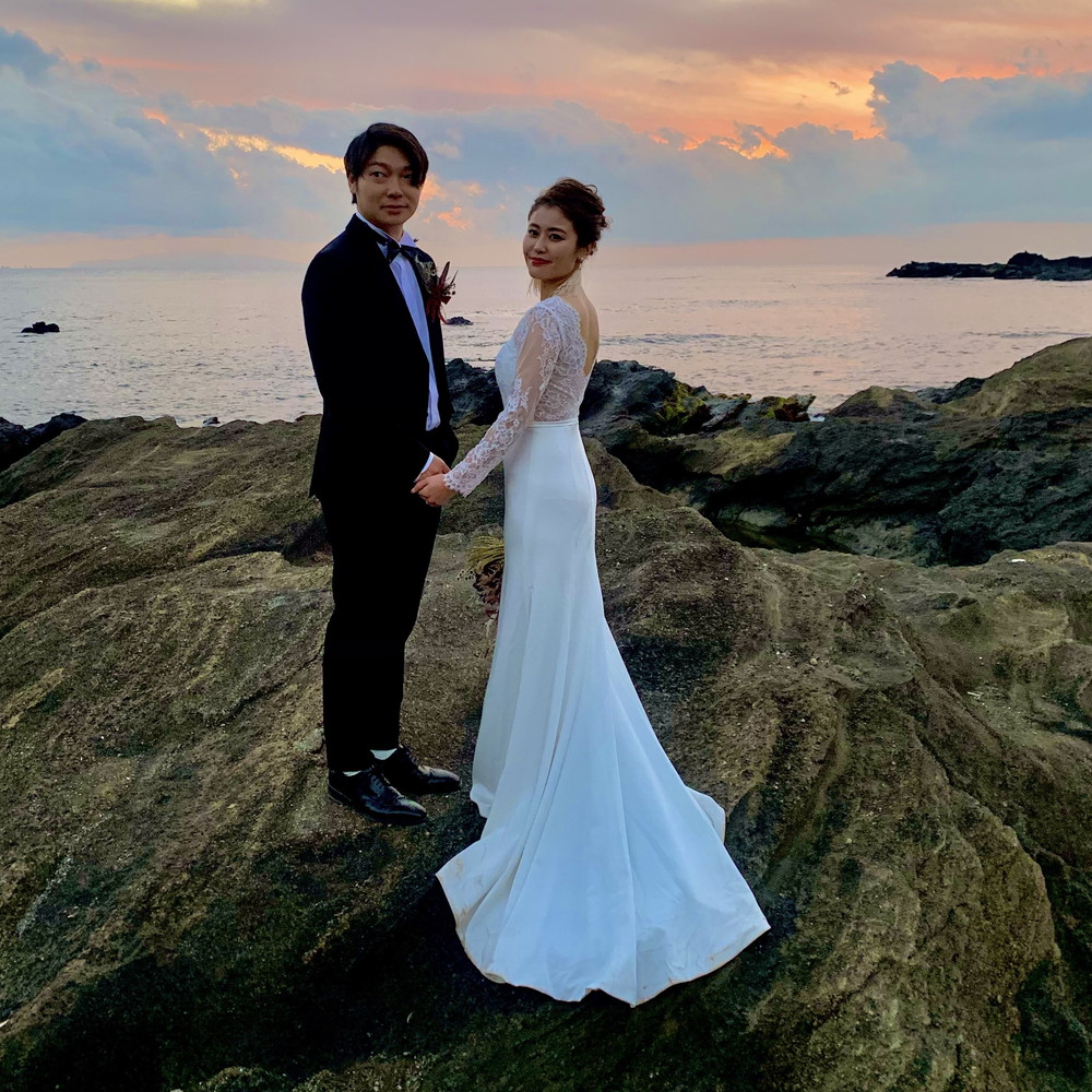 ウエディングドレス二次会レトロソフトマーメイドスレンダーレース前撮り結婚式披露宴二次会フォトウエディングハネムーンフォトレースフォーマルおしゃれ