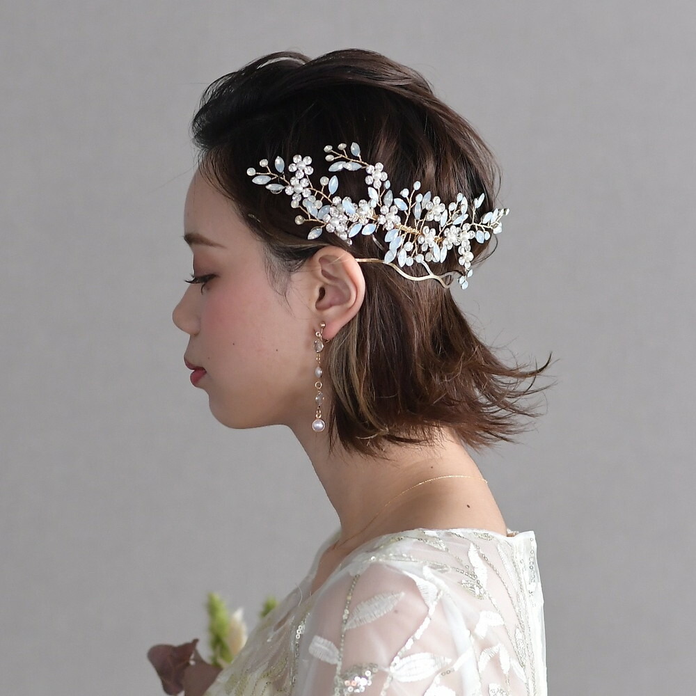 ウエディングアクセサリー ウエディング用小物 ブライダルヘアアクセサリー 結婚式ヘアアイテム ヘアアレンジ ラグジュアリーアクセサリー Kanal9tv Com