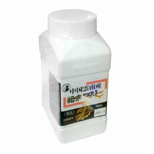 【健康食品】中国雲南産　粉末田七（30頭）　500ｇ　（ちゅうごくうんなんさん　ふんまつでんしち　ウンナンサン　フンマツデンシチ）【松浦薬業】【送料無料】【北海道・離島・沖縄は送料無料が非適用です】