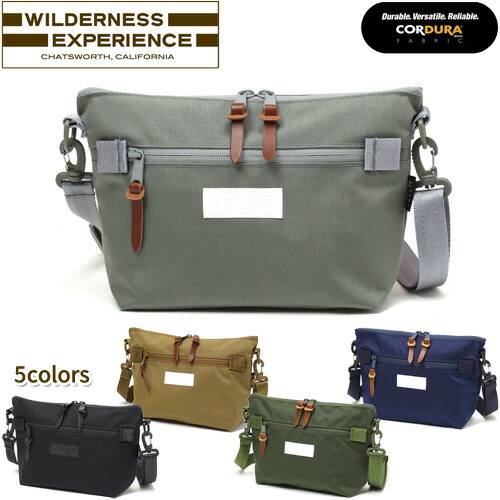 WILDERNESS EXPERIENCE（ウィルダネスエクスペリエンス）先んじるショルダーバッグ LEED SHOULDER BAG 日本製 MADE IN JAPAN 男女兼用 メンズ レディース 差し上げ物 58212【貨物輸送無料】