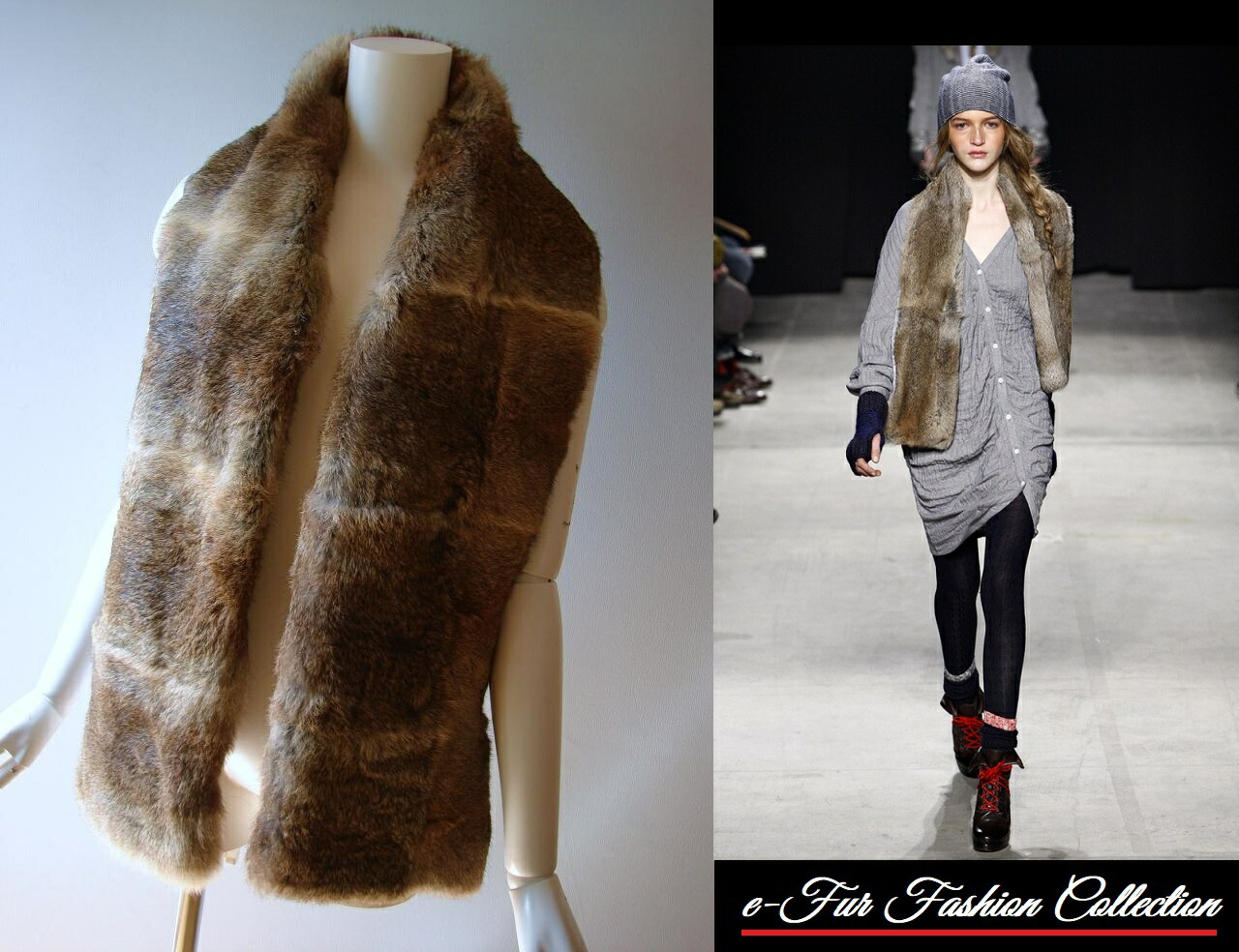 楽天市場】チンチララパン毛皮ファーマフラー ネックウォーマー