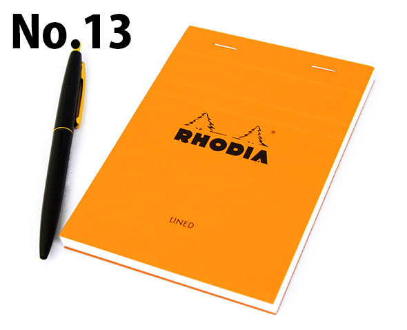 Rhodia ブロックロディア オレンジno 13メモ ブロック 文房具 デザイン おしゃれ ステーショナリー 海外 輸入 イーオフィス