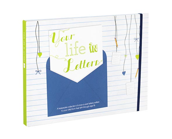 セールポイントアップ中 出産祝い レターフォトアルバム ベビーアルバム 我が子に贈れるプレゼント アメリカ直輸入ギフト 赤ちゃん 妊婦 記録 ママ 母 子供 男の子 女の子 写真 手紙 記念 思い出 卒業 成人 かわいい 誕生日 デザイン 海外 輸入 海外 Your Life In Letters