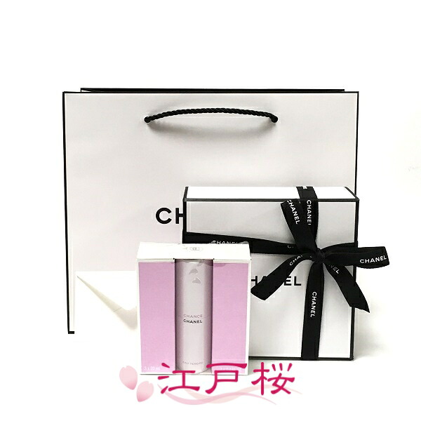 【国内正規品】CHANEL シャネル チャンス オー タンドゥル ツィスト＆スプレイ オードゥ トワレット EDT 3×20ml (ギフトBOXラッピング済、ショッパー付)