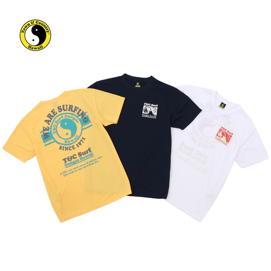 楽天市場 T C Surf Designs タウン カントリー プリント Tシャツ メンズ ポリエステル ポリ 吸水速乾 スポーツウェア スポーツ ブランド カジュアル 白 紺 黄 夏 おしゃれ オシャレ ストリート 人気 半袖t 半t ティシャツ Tee T Shirt サーフ サーフィン タウンアンド