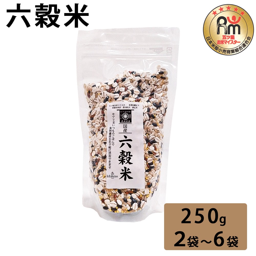 【クーポン利用で200～5000円OFF】【母の日におすすめ】六穀米 250g 2～6袋 お米マイスター 六穀米 五つ星 鹿児島県 母の日 職場 同僚 取引先 産地直送 お取り寄せ ギフト プレゼント 贈り物 送料無料