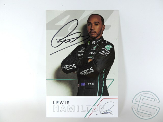 ルイス・ハミルトン 2022年 メルセデス AMG F1 非売品 直筆サイン入り ドライバーカード その3 (海外直輸入 F1 非売品グッズ)