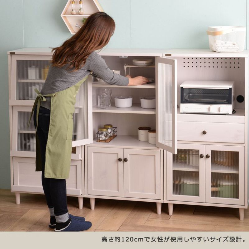 楽天市場 食器棚 ロータイプ スリム 収納 おしゃれ 安い 北欧 幅60 キッチン収納 安い キッチン収納 ガラス扉 キッチンカウンター 天板 食器収納 ラック Elmono 家具 ラグ カーペット