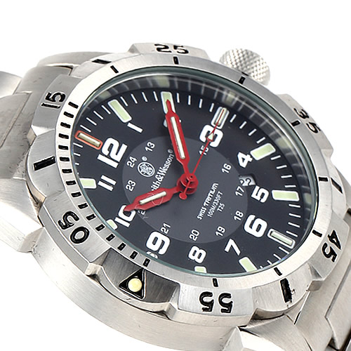 [正規品] スミス＆ウェッソン Smith & Wesson スイス トリチウム ミリタリー腕時計 EMISSARY WATCH SILVER SWISS TRITIUM SWW-88-S