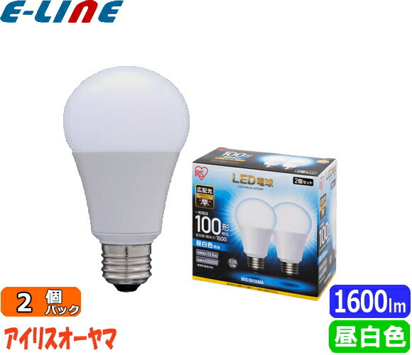 楽天市場】2個セット アイリスオーヤマ LDA14L-G-10T52P LED電球