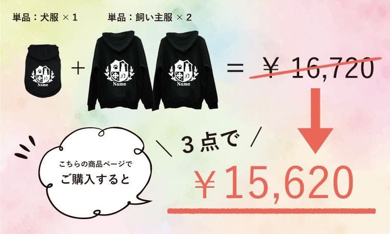 安い 楽天市場 ペアルック 3 点セット 犬 服 と 裏起毛パーカー 名入れ エンブレム 黒 お揃い おそろい 小型犬 大型犬 カップル 犬 飼い主 ギフト プレゼント Em Pairparka 3set ペット ペットグッズならエブリーペット 美しい Lexusoman Com