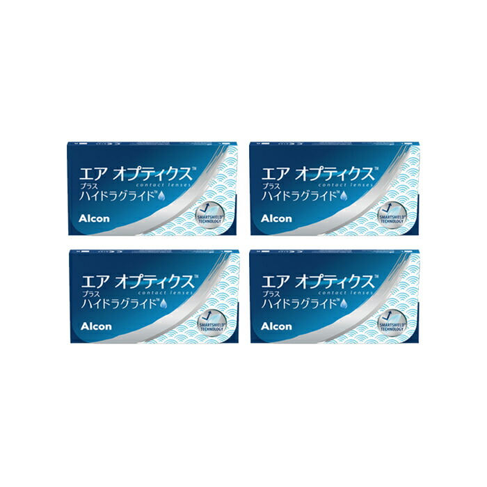エアオプティクスプラスハイドラグライド(6枚入り口・入口)4箱仕掛ける【ゆうパケット貨物輸送無料】(貨物輸送無料 度あり 2週間接点 2週使い捨て コンタクトレンズ 読みやすい アルコン  Alcon)