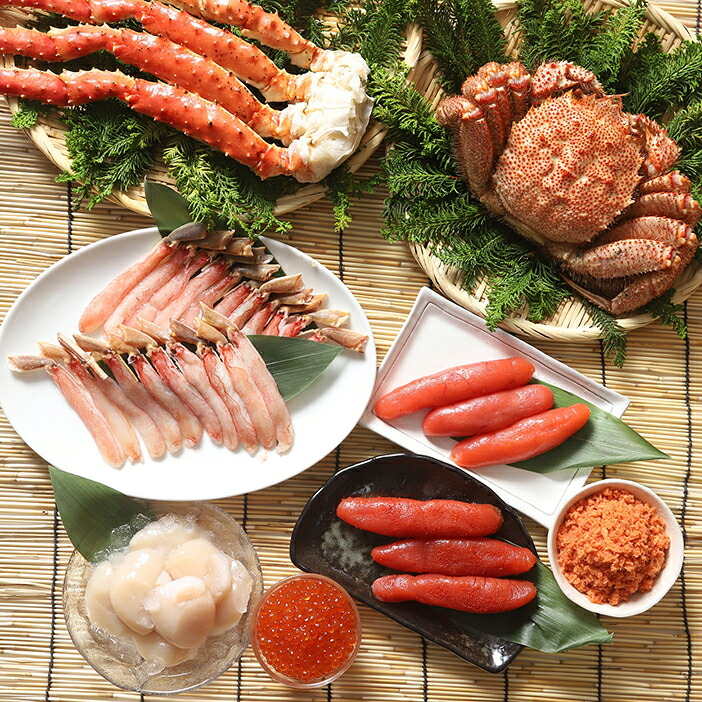 【ふるさと納税】【海鮮魚卵豪華セットA】毛がに（4尾）・ボイルタラバカニ脚800g&times;2・イクラ・たらこ・明太子・ズワイ蟹ポーション・ホタテ玉冷凍 毛がに F5F-0195｜北海道釧路市 270,000円