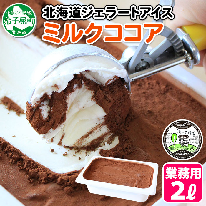 くりーむ童話 ミルクココア ジェラート アイスクリーム シャーベット プレゼント ふるさと納税 ココア ギフト 634 北海道 2l アイスクリーム チョコ ミルク 業務用 2リットル アイス 大容量 いっぱい 牛乳 スイーツ 手作り 贈り物 贈答品 Gift ギフト プレゼント お