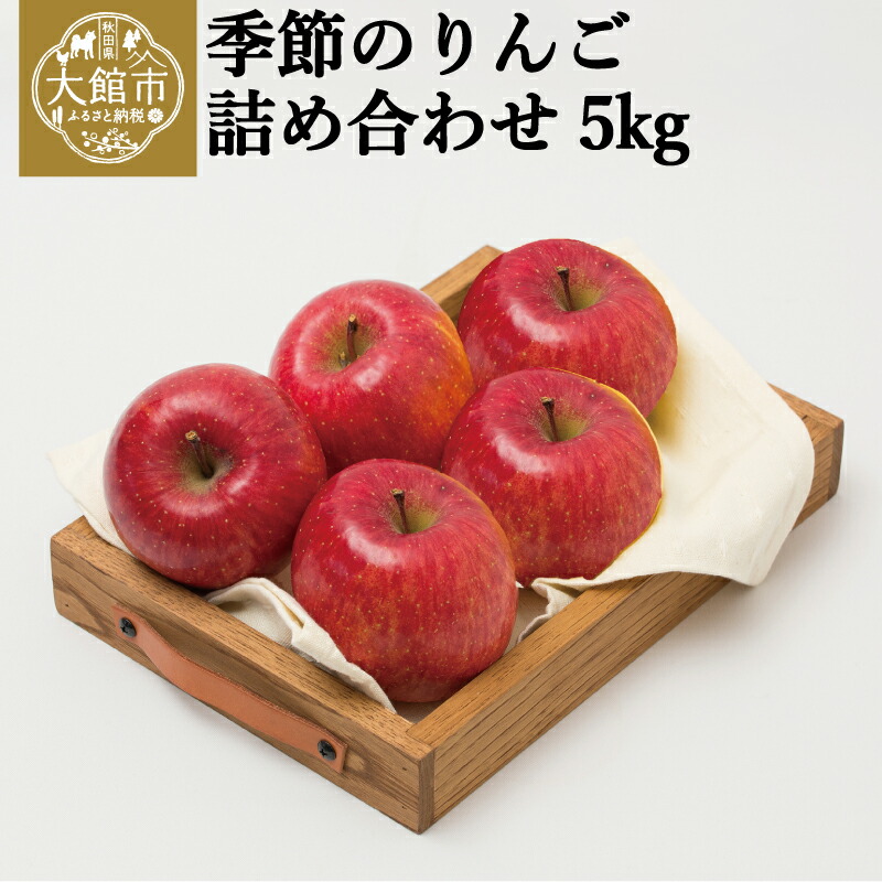 特別セール品】 りんご 詰め合わせ セット 5kg 季節 数量限定 期間限定 大館 リンゴ 林檎 フルーツ 果物 fucoa.cl