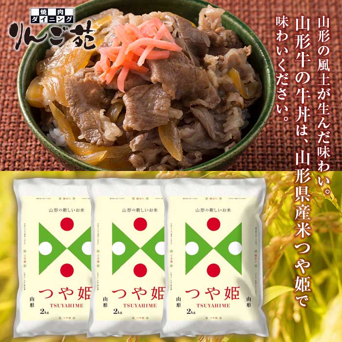 在庫一掃最安挑戦 ふるさと納税 つや姫と山形牛 牛丼の具セット F2y 1781 上質で快適 Insfatima Com Ar