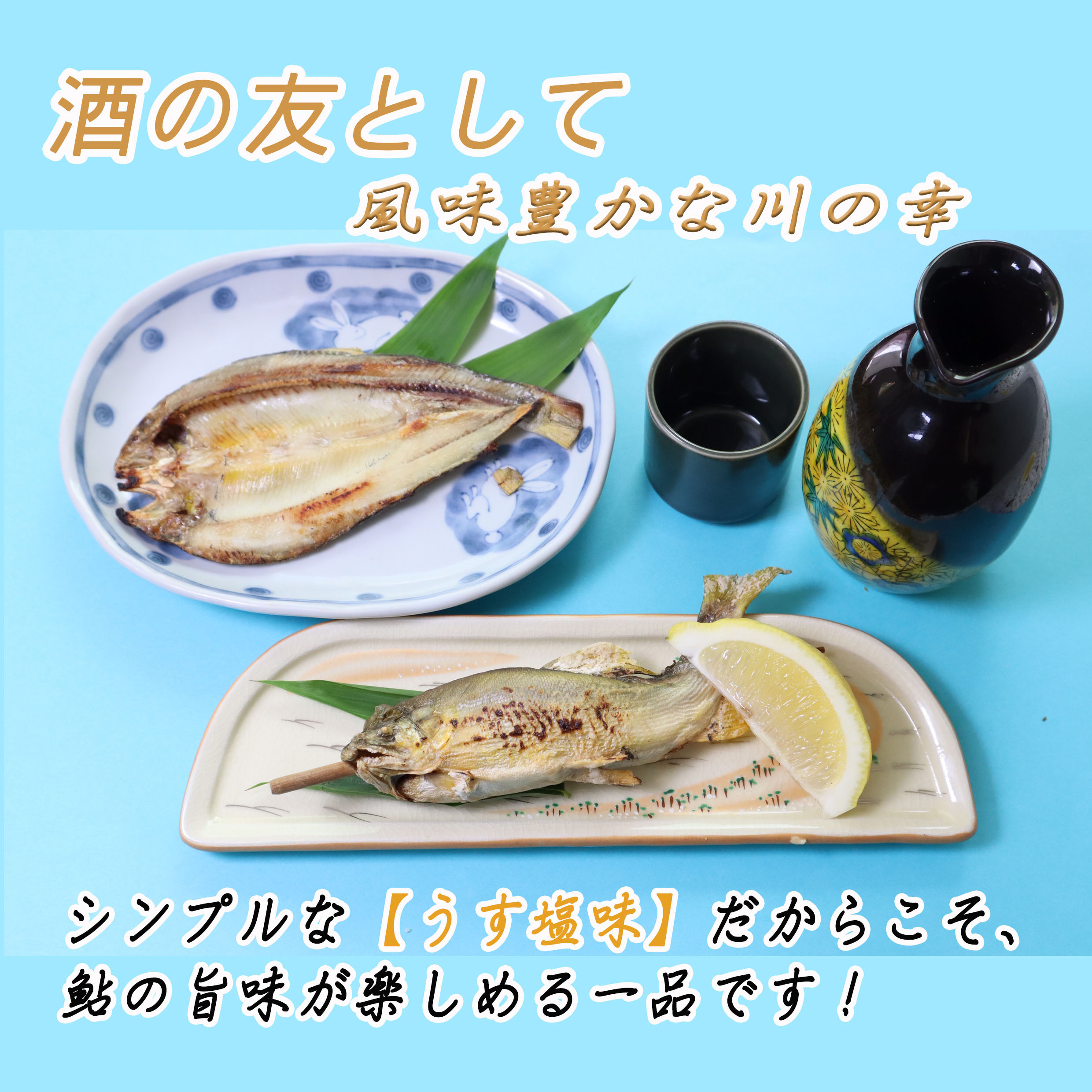 ふるさと納税 鮎の塩焼きと鮎の一夜干し書き割り あゆ アユ 鮎 岐阜県創作 川魚 スコープで顎 現然たる おちょろい Q712 Daemlu Cl