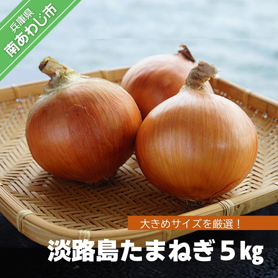 【ふるさと納税】淡路島たまねぎ　5kg｜兵庫県南あわじ市 16,000円