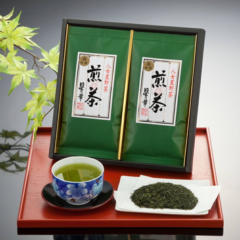 【ふるさと納税】八女星野上級茶詰合せ(100g×2)【A5-250】|福岡県飯塚市