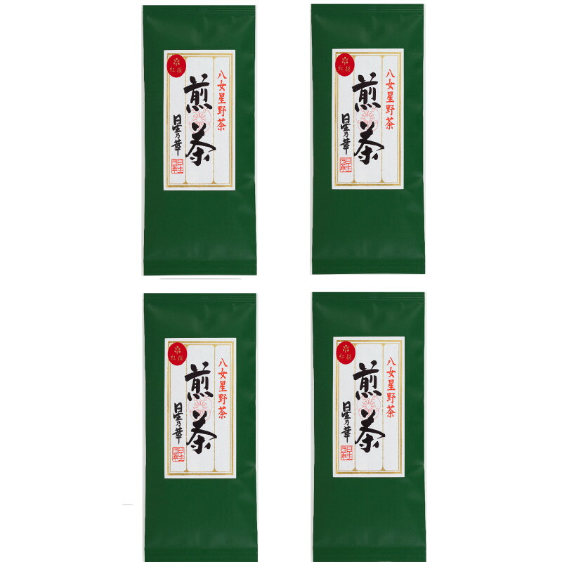 【ふるさと納税】八女星野茶 自家用煎茶詰合わせ 煎茶100g×4袋【A5-273】|福岡県飯塚市