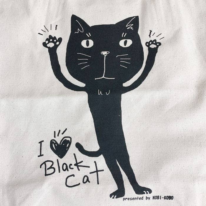 楽天市場 ふるさと納税 キャンパス地トートバッグ Blackcat エコバッグ 猫 三毛猫 ぶち猫 かわいい 糸島 のび工房 Mdl Adz002 福岡県糸島市