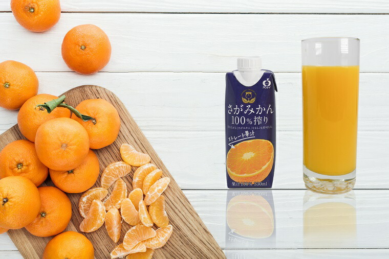 楽天市場】JAビバレッジ佐賀 サンレイ さがみかん100%搾り330ml×24本