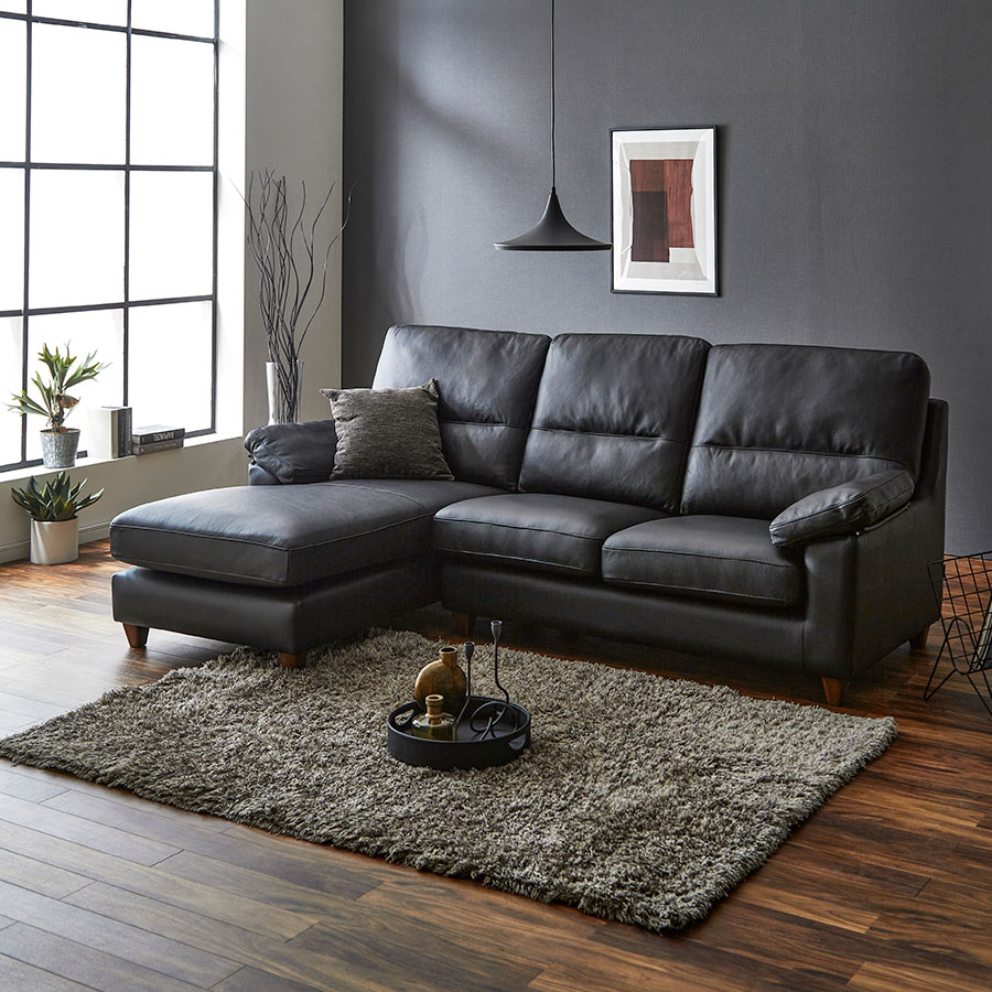 ふるさと納税 右寄りカウチソファ レンジ222cm 違い包装新設 作図御付 黒奴 Gt 02 El218 Marchesoni Com Br