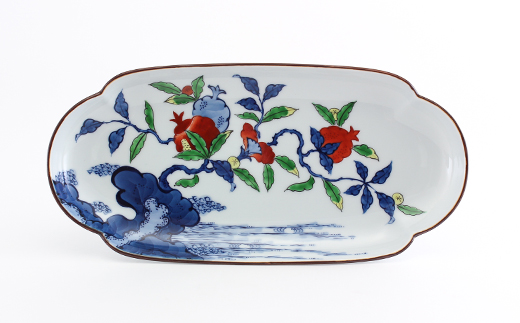 源右衛門窯　染錦唐花牡丹絵　取皿、小皿 染錦唐花牡丹絵 銘々皿（丸型） ｜ 有田焼の源右衛門窯公式