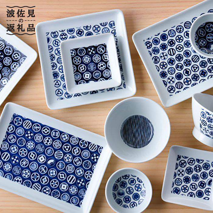 【ふるさと納税】【波佐見焼】ＫＵＶＩＯマーモント 茶碗 角皿 プレート ボウル 小皿 含む ペア 12ピースセット 食器 皿 【石丸陶芸】 [LB10]