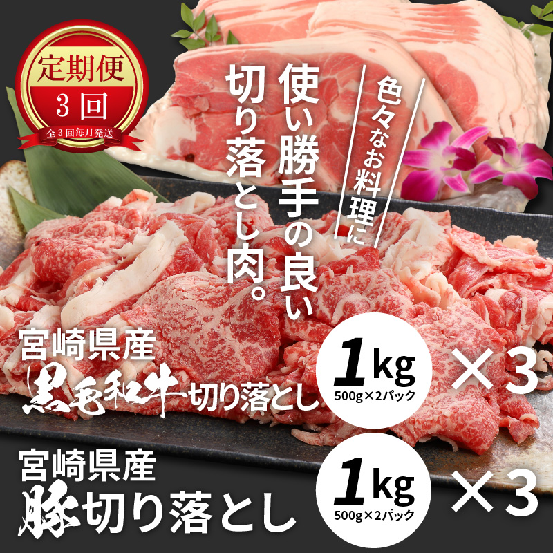 ふるさと納税 牛肉 豚肉切り落としセット 3か月定期便 Rvcconst Com